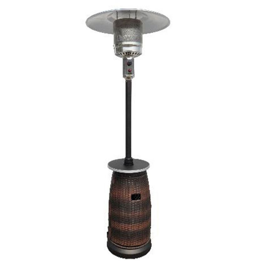 AZ Patio Heaters Tall Wicker Patio Heater with Table  