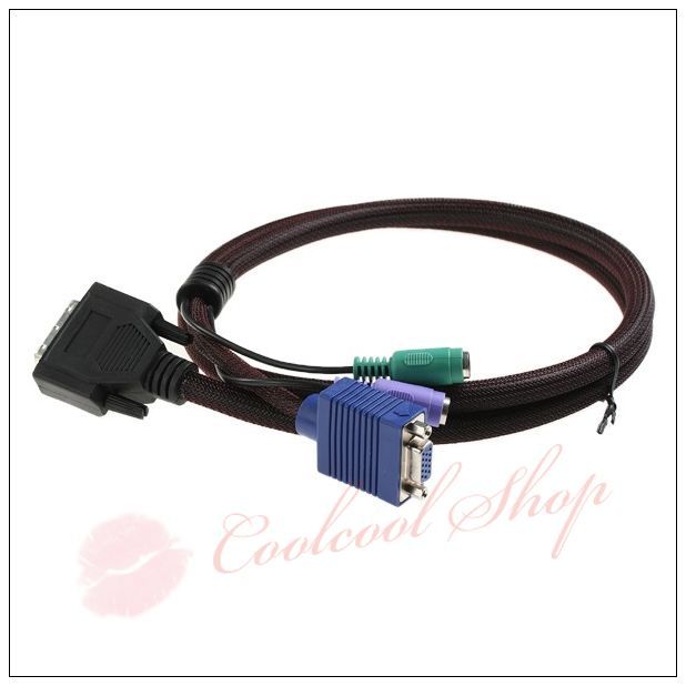 C2T KVM Cable for IBM x330 x335 Servers Video Mouse  