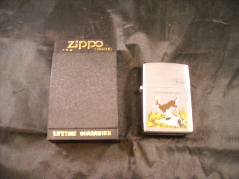 Zippo Buck Fever 1997 Hunting Lighter  