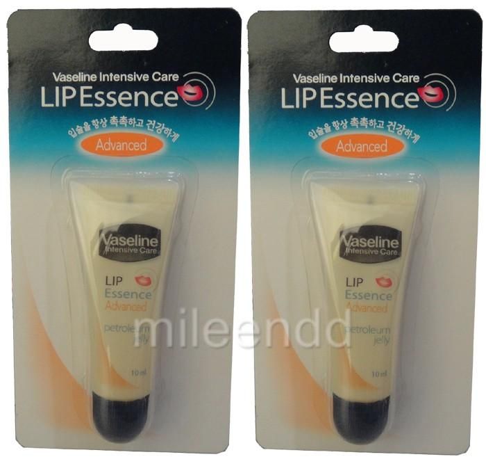 VASELINE 2X 10ML INTENSIVE CARE LIP ESSENCE ADVANCED PETROLEUM JELLY 