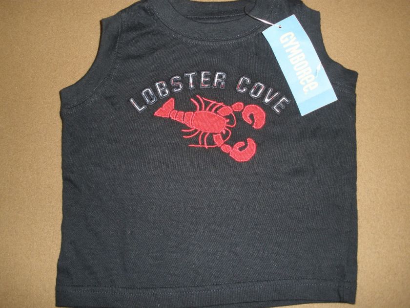 NWT BOYS GYMBOREE EASTERN SEABOARD LOBSTER TOP 3 6 MOS.  