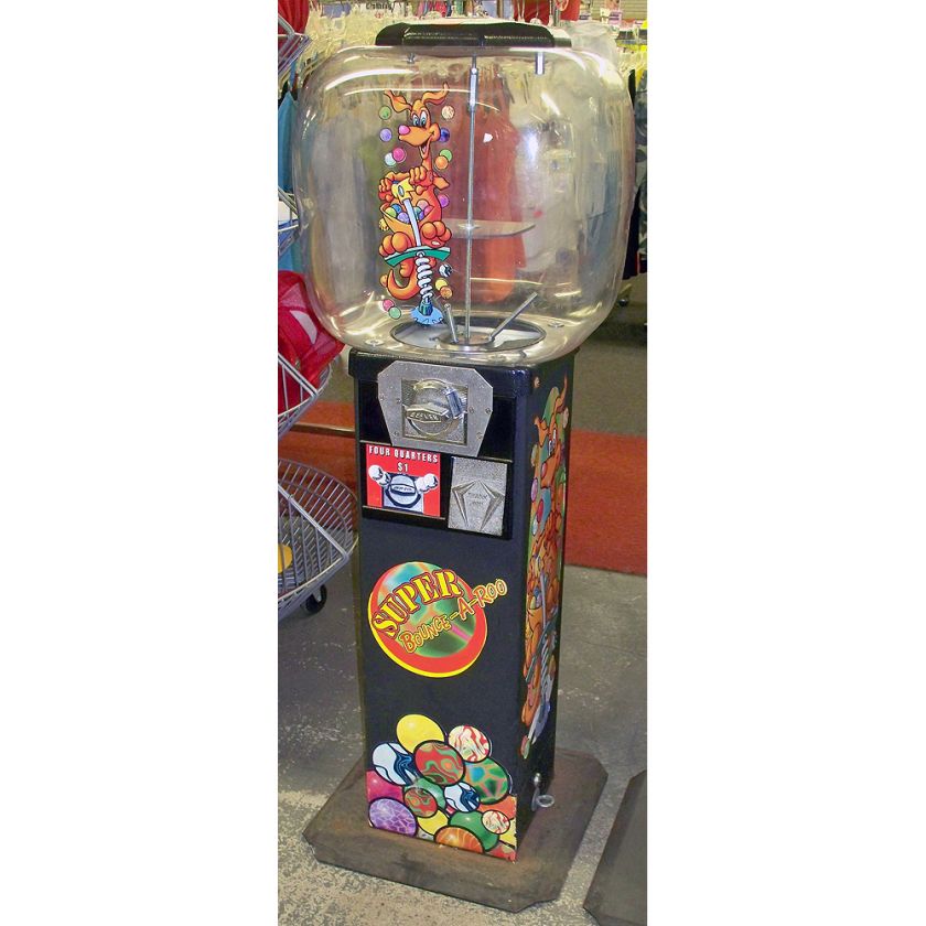 OK Manufacturing Super Bounce A Roo Gumball Machine  