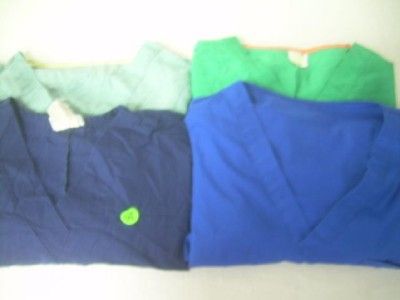 Medical Dental Scrubs Lot of 18 Solid Shirts Tops Size S Sm Small 