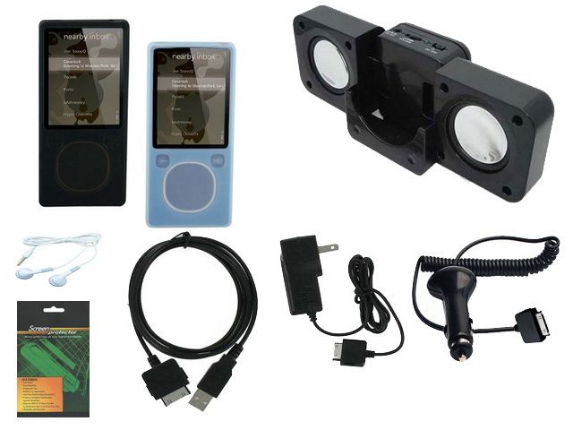   Lot Bundle Accessories Set for Microsoft Zune 4GB 8GB 16GB  Player