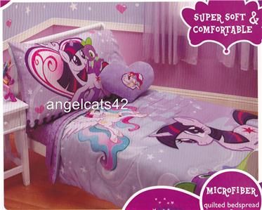 My Little Pony 4  Piece Toddler Bedding Set  