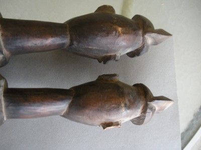 Twin headed double slit drum from Congo or Angola 22 in  