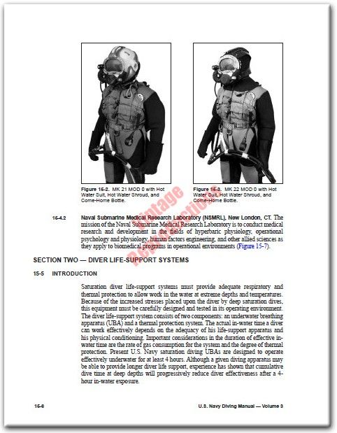 992pg. 2008 US NAVY DIVING Scuba Diver Training Manual  