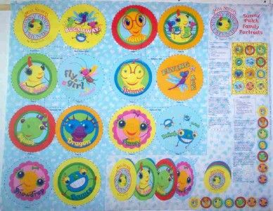 Fabric Panel Miss Spiders Sunny Patch Family Portraits  