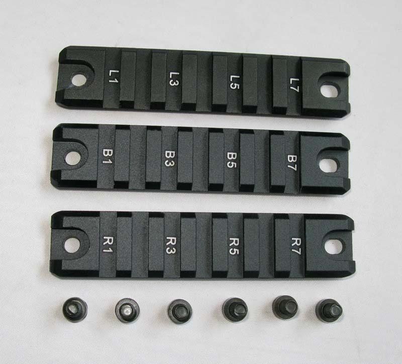   G36C Picatinny RAS RIS 20mm Short Weaver Rail 3 Pcs Free S&H  