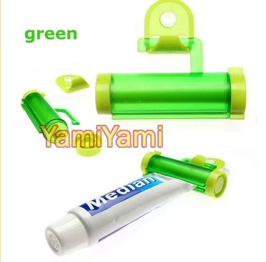 Colorful Plastic Rolling Toothpaste Tube Squeezer Dispenser Easy 