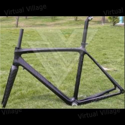 3k Full Carbon Racing Road Bike Frame Front Fork 60cm  