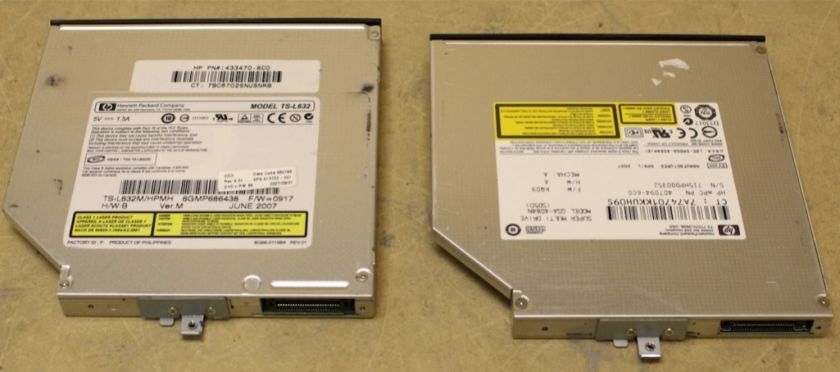 Lot of 2 HP DVD/RW w/Lightscribe GSA 4084N 433470 8C0 413702 001 TS 