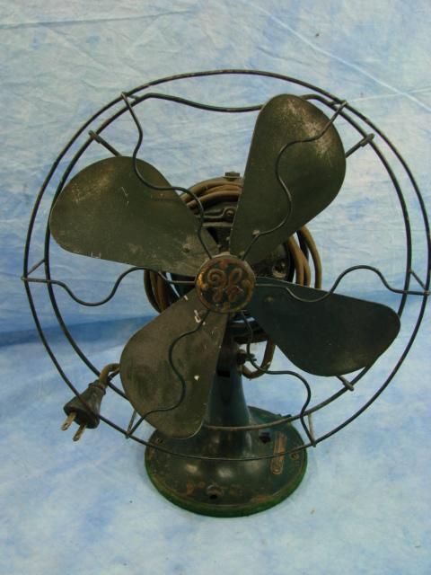 Vintage General Electric Metal Fan Circulating Portable Working 