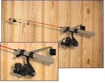   Fishing Fish House Rod Holder Balances Rod Holding Jig or Lure  