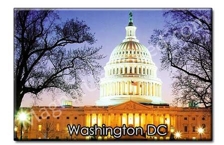 US Capitol Building   Washington DC Souvenir Magnet #1  