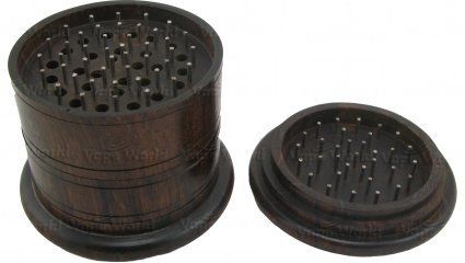 Stage Wooden Pollen Herb Grinder Spice Wood Case  