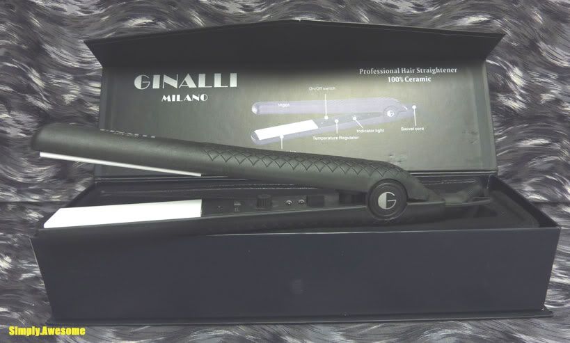 GINALLI MILANO Straightening Iron,Flat Iron, Black  