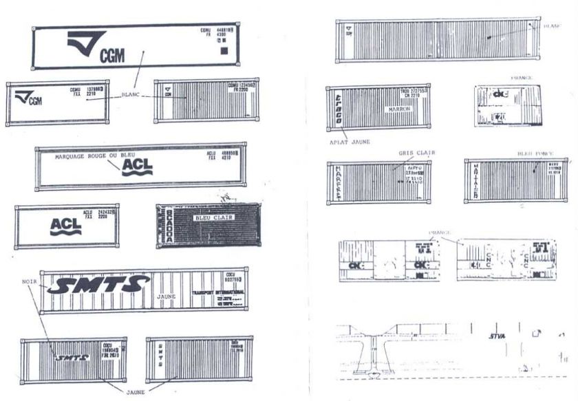 Colorado Decals HO RAILWAY CONTAINER MARKINGS #2  