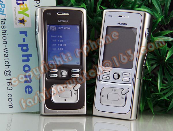 Used NOKIA N91 4GB 3G GSM WIFI 2MP Mobile Phone Unlock  