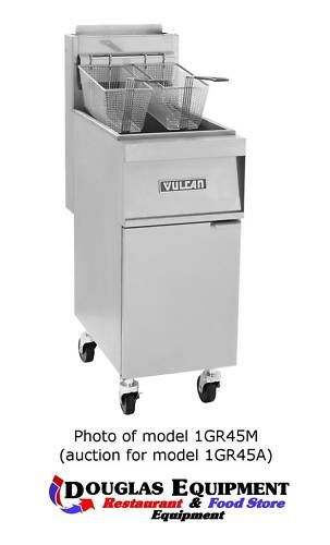 New Vulcan (Model# 1GR45A) Series 45 lb Gas Fryer Natural Gas LP 