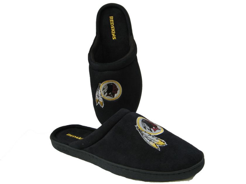 Mens New NFL Reebok Slippers Washington Redskins  