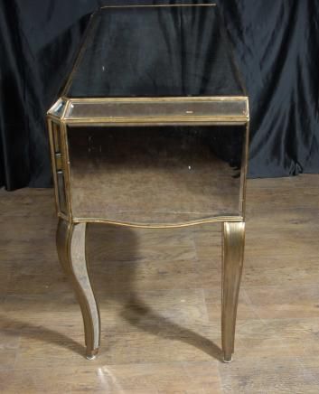 Art Deco Mirrored Dressing Table Writing Desk  