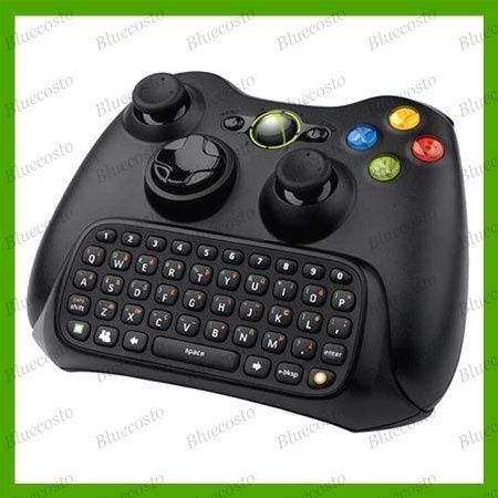 Messenger Kit Keyboard Xbox 360 Live Controller Black  